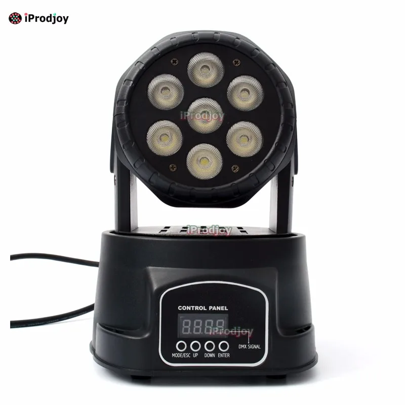 Mini Led Moving Head Wash 7x12w Beam Light  Stage Disco Dj Dmx Lamp Rgbw lumiere Strobe Laser Show Christmas Party Licht (17)