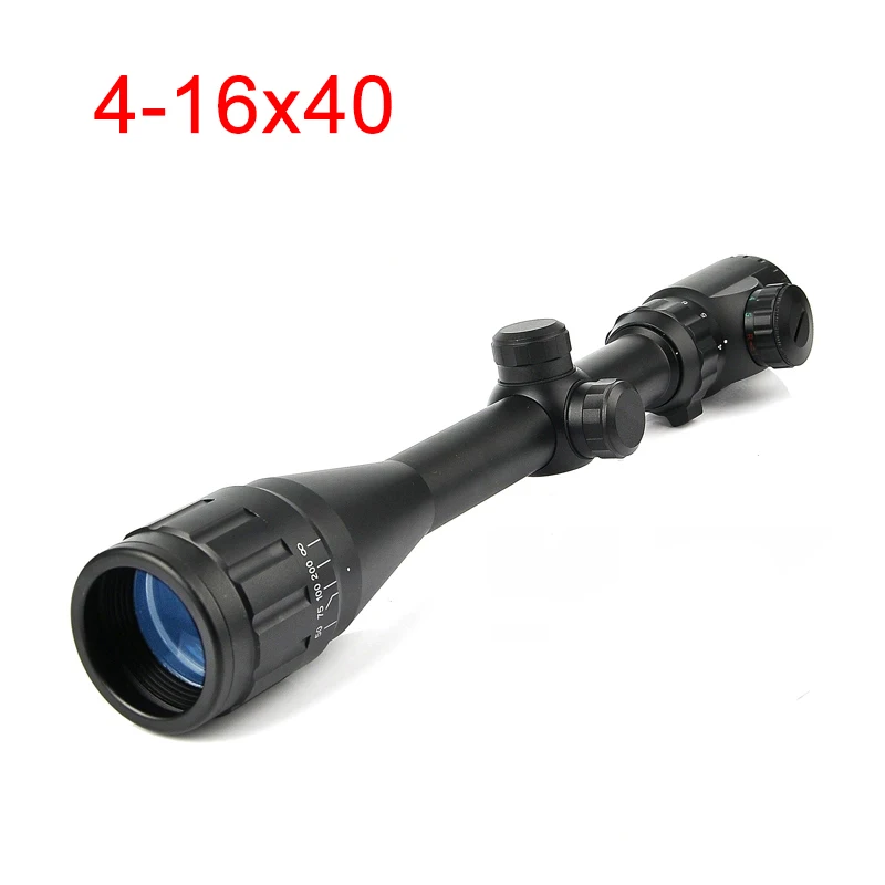 4-16X40 AOEG оптика Riflescope красный зеленый с подсветкой Прицел снайперской винтовки снаряжение для охоты прицелы страйкбол винтовка Каза