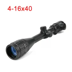 4-16X40 AOEG оптика Riflescope красный зеленый прицел для винтовки с подсветкой снайперская Шестерня для охотничьих прицелов страйкбол винтовка Каза
