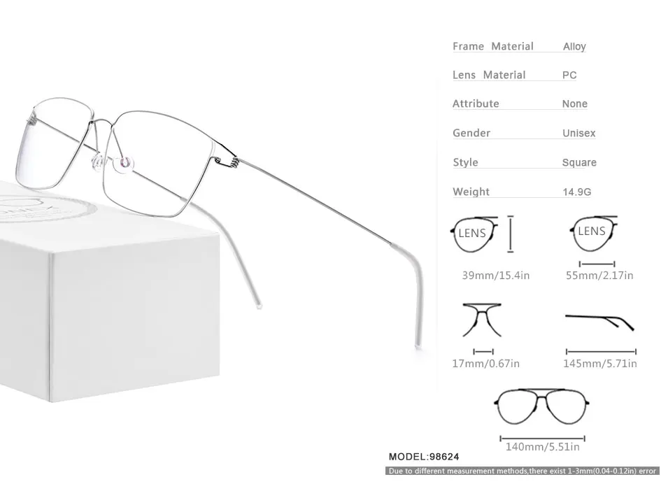 FONEX, титановый сплав, оптические очки, мужские, близорукость, Корейская оправа для очков, новые, женские, по рецепту, без винтов, очки 98624