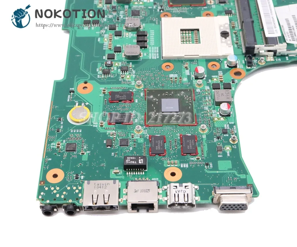 NOKOTION لتوشيبا L650 L655 اللوحة المحمول V000218020 1310A2332305 6050A2332301-MB-A02 HD5650M 1 GB شحن وحدة المعالجة المركزية