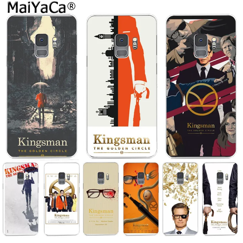 

MaiYaCa Kingsman The Golden Circle Ultra Thin Soft TPU Case cover for Samsung S9 S9 plus S5 S6 S6edge S6plus S7 S7edge S8 S8plus
