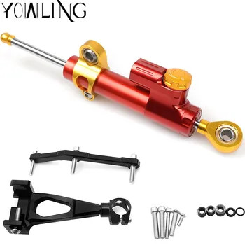 

For Yamaha MT 09 MT09 MT-09 FZ09 FZ-09 2013- 2017 Motorcycle Damper Steering Stabilize Safety Control Bracket Mount kit Support