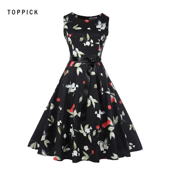 

Summer Party Dress Sexy Women Sleeveless Dresses Woman Party Night Women Clothes 2019 Flower Prited Bow Tie Party Dress