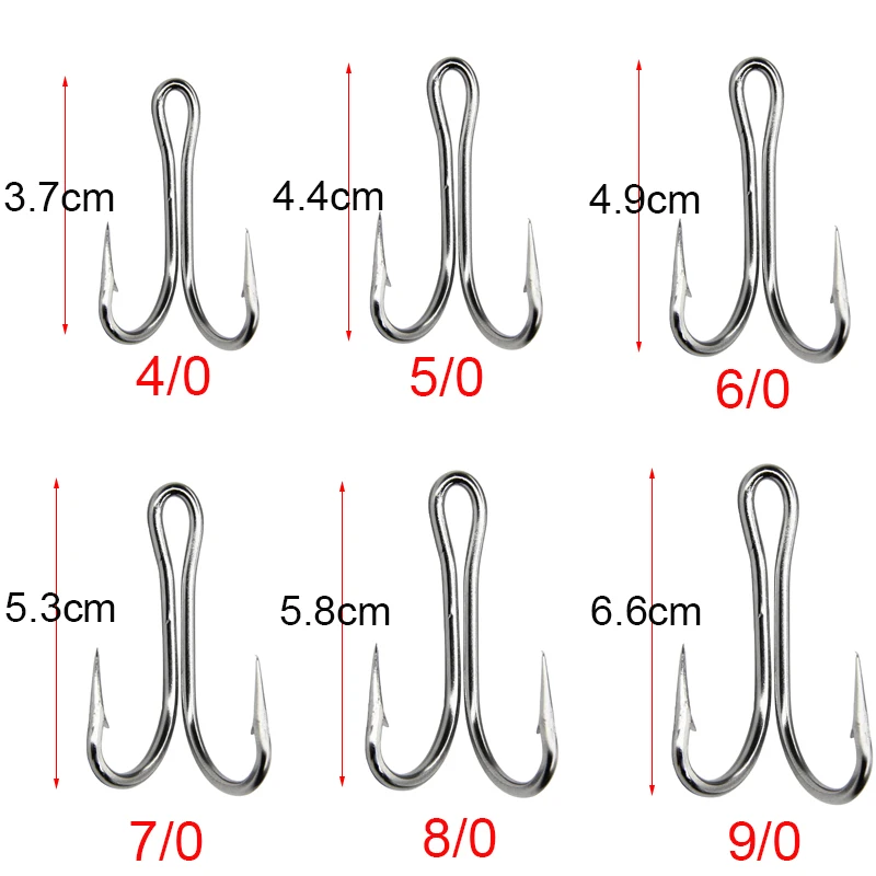 JSM 10 шт. 7982 из нержавеющей стали двойные рыболовные крючки большие острые двойные приманки рыболовные крючки, карповый крючок Рыболовные снасти размер 6/0 7/0 8/0 10/0