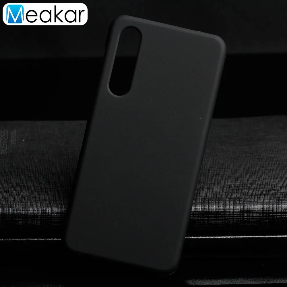 Матовая Пластик Coque 5.97For Xiaomi mi 9 SE чехол для Xiaomi mi 9 mi 9 SE 9Se mi 9se телефона чехол-лента на заднюю панель - Цвет: Black