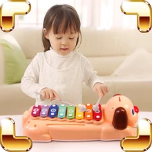 Новое поступление, подарок, детское пианино игрушечный музыкальный инструмент, 8 клавиш, легкая игра, Обучающие игрушки, Музыкальный обучающий инструмент, Детские обучающие игрушки