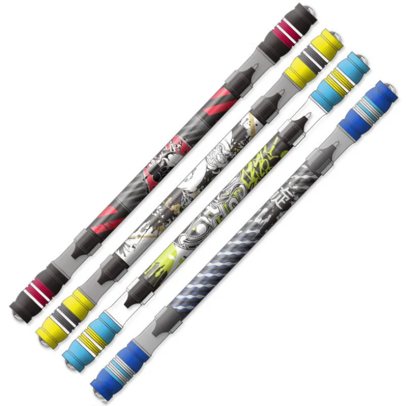 

1 PC Pen spinning Non Slip Coated Spinning Pen Champion Rolling Pen Ball Point Improve Chile'S Learning Office Supplies
