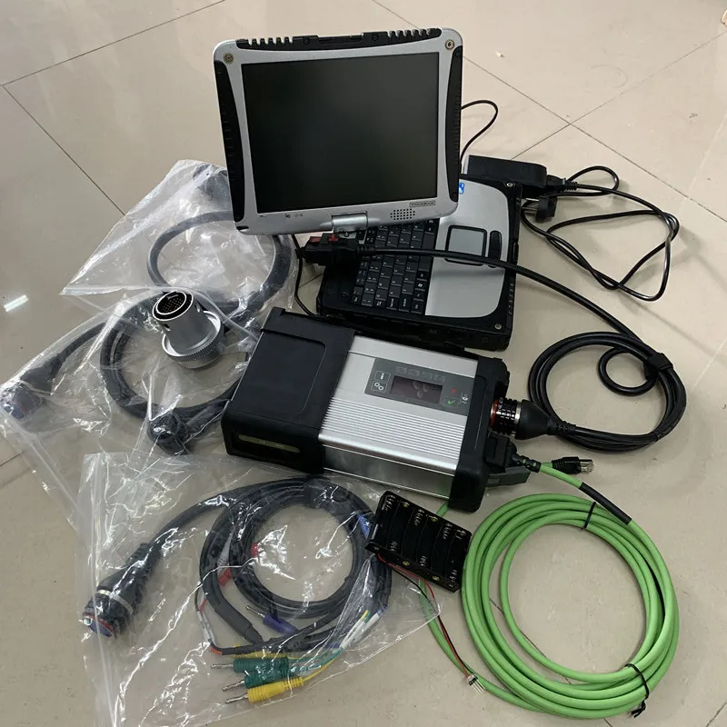 MB Star C5 диагностический инструмент с DAS/X/EWA/HHT DTS Enginner функции SSD WIN7 в CF-19 i5 ноутбука