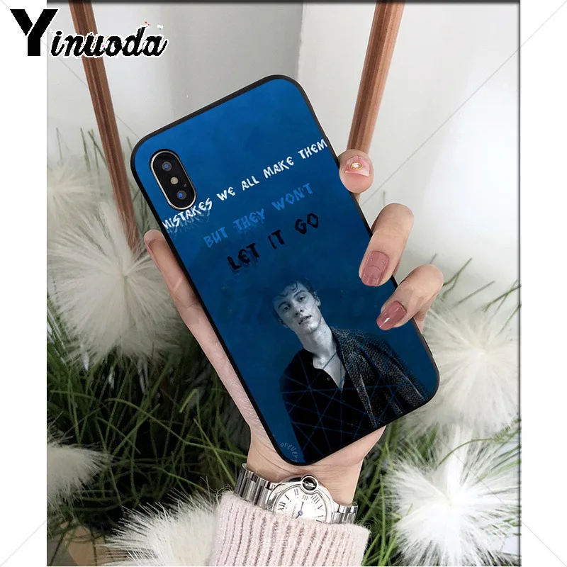 Yinuoda Shawn Mendes 98 мягкий силиконовый чехол для телефона из ТПУ для Apple iPhone 8 7 6 6S Plus X XS MAX 5 5S SE XR - Цвет: A7