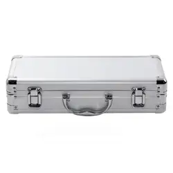 360x170x90 мм портативный ящик для инструментов из алюминиевого сплава с губчатым подкладом ударопрочный защитный чехол хранение чемоданов