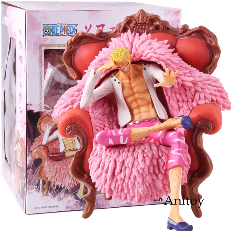 Аниме one piece Donquixote Doflamingo с диванной ПВХ P.O.P one piece Doflamingo Фигурка Статуя Коллекционная модель игрушки