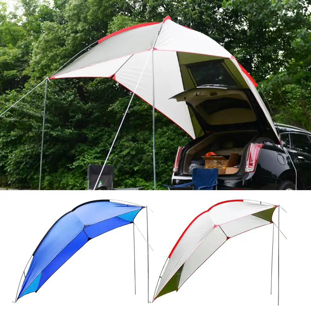 

Family Beach Sunshade - Lightweight Sun Shade Ten Waterproof PU Large & Portable Canopy For Park, Outdoor, Self-driving Tour