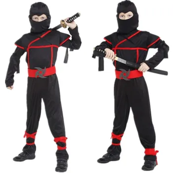 

Stealth Ninja Kids Costumes for Boys Carnival Halloween Christmas Masquerade Naruto Fancy Dress Children Cosplay Clothes