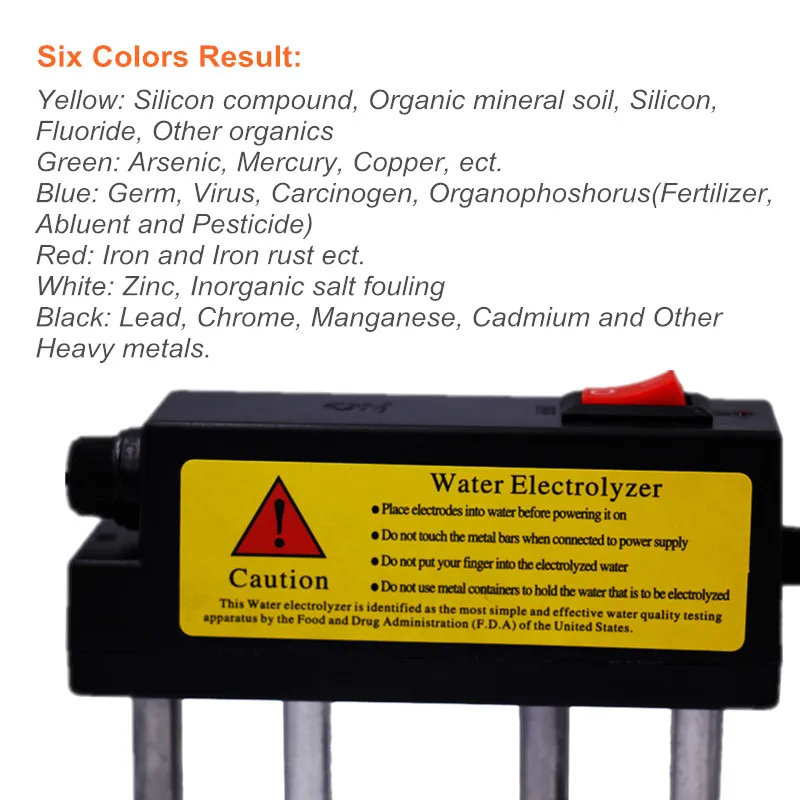 Household Water Quality Tester High TDS Electrolyzer Test Electrolysis Water Tool Purity Level Meter Tds Testing Tool Instrument I4045504321