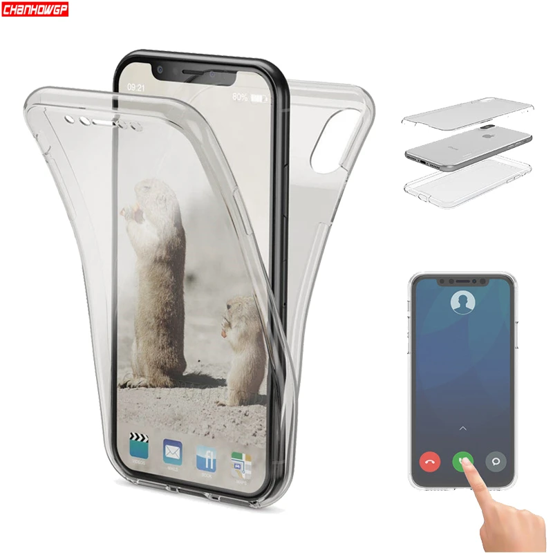 double soft silicon case for iphone xs max xr x 6 7 8 plus 5 5s