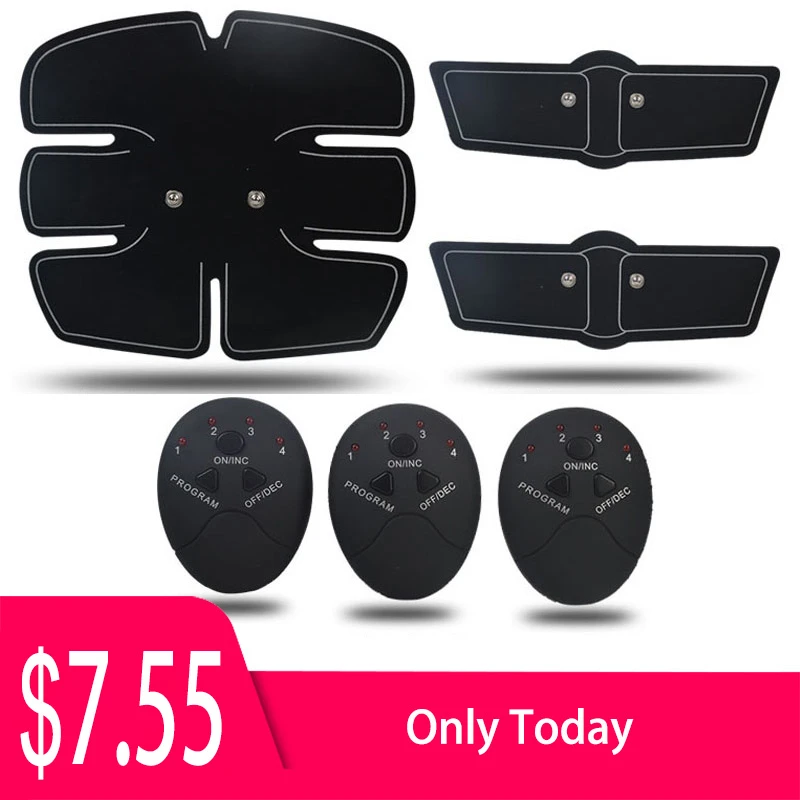 Ems Muscle Stimulator Abdominal Trainer Lose Weight Abs Fitness Buttocks Butt Lifting Buttock Toner Slimming Massager Aliexpress