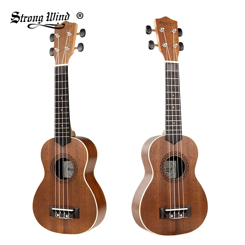 

Strong Wind 21 Inch Acoustic Ukulele Stringed Music Instruments Mahogany Mini Guitar Rosewood Soprano Ukelele For Beginner Kids