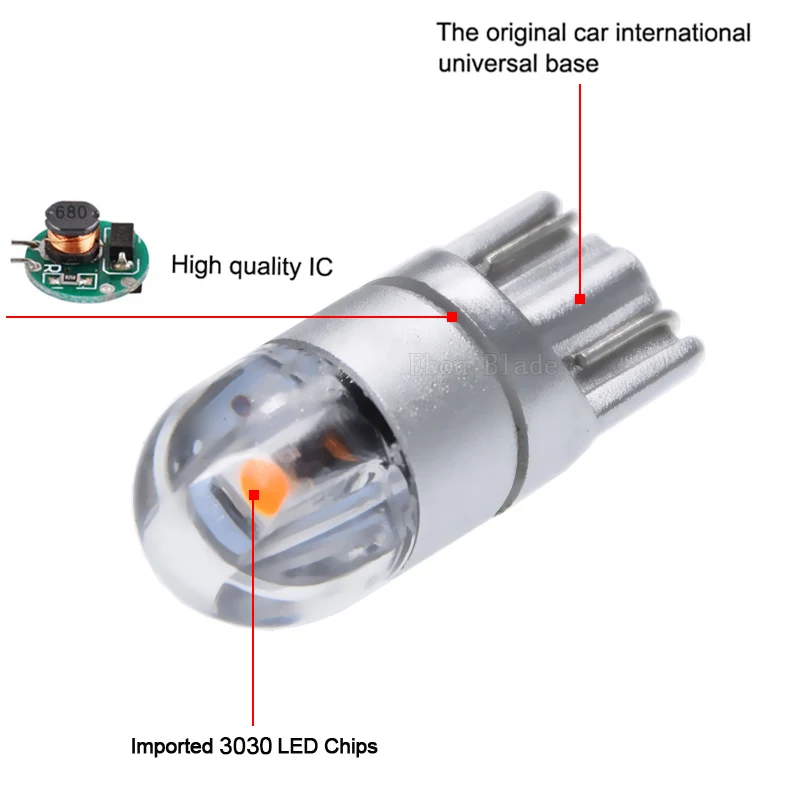 Светодиодная лампа T10 W5W 5w5 2/4 SMD t 10 168 автомобильные аксессуары светильник для