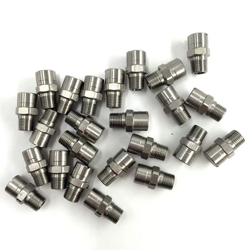 

1/8"6508 Stainless Steel flat fan nozzle,vee jet flat fan spray nozzle,High Quality Flat Fan Jet Water Spray Nozzle for Cleaning