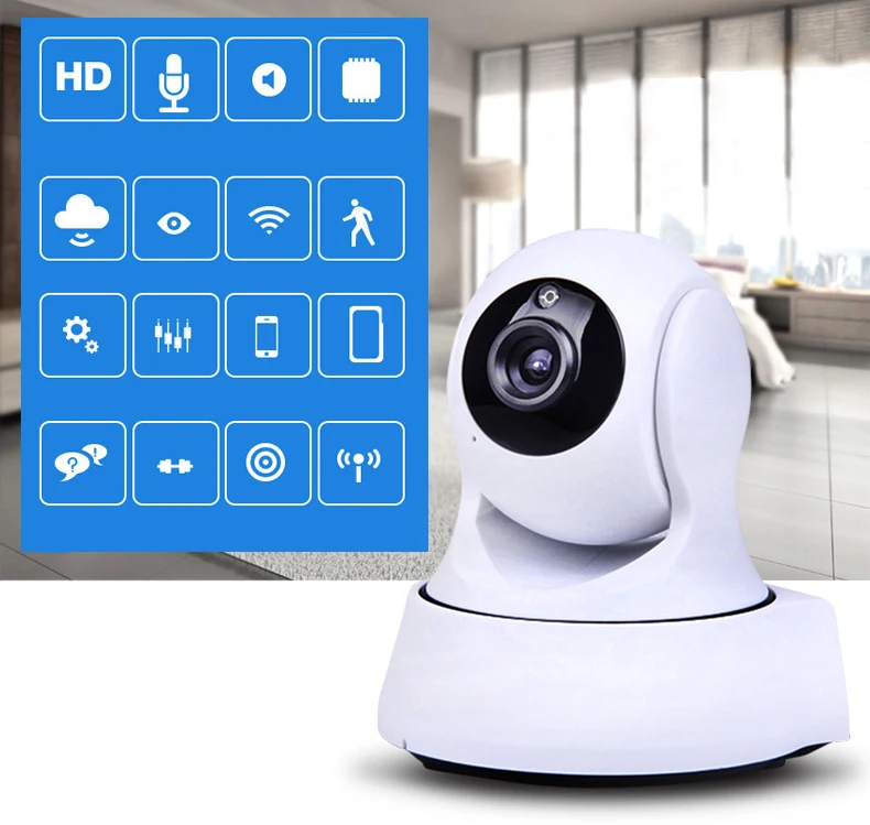 Home Security IR Cut Night Vision IP Camera Wireless Surveillance Wifi ...