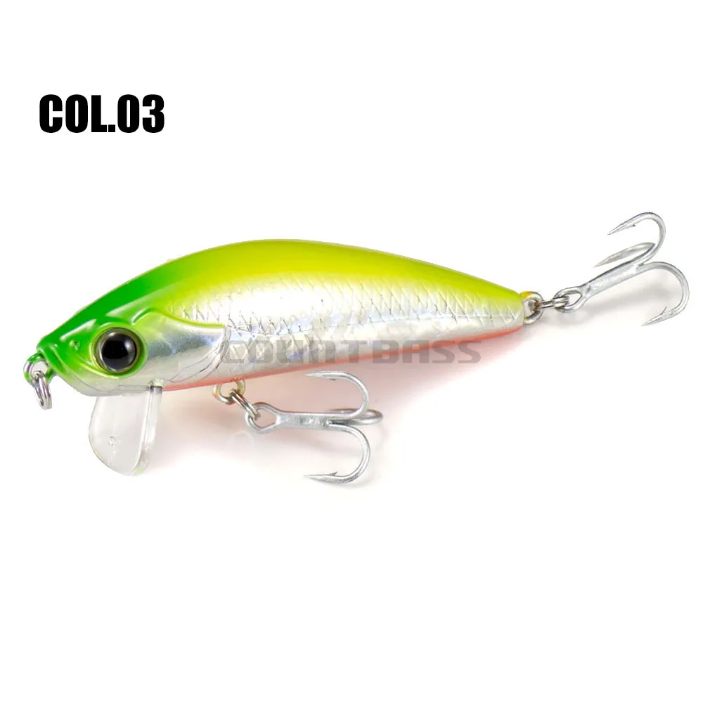 66mm 6g Countbass Floating Minnow Wobblers Lures for Fishing, Bass Salmon Trout Fishing Chatterbait Jerk Your bait Crank Shad-3