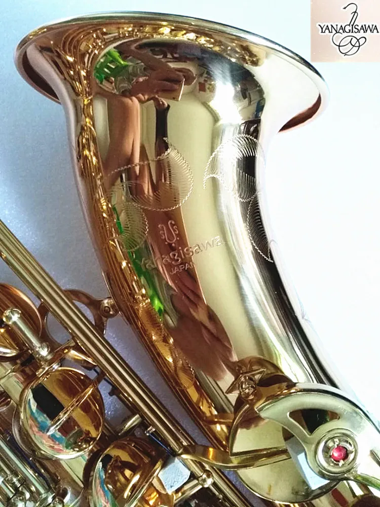 

sax tenor yanagisawa T-902 Support Professional Electrophoresis Gold engraving Tenor Saxophone Sax with Case Free shipping