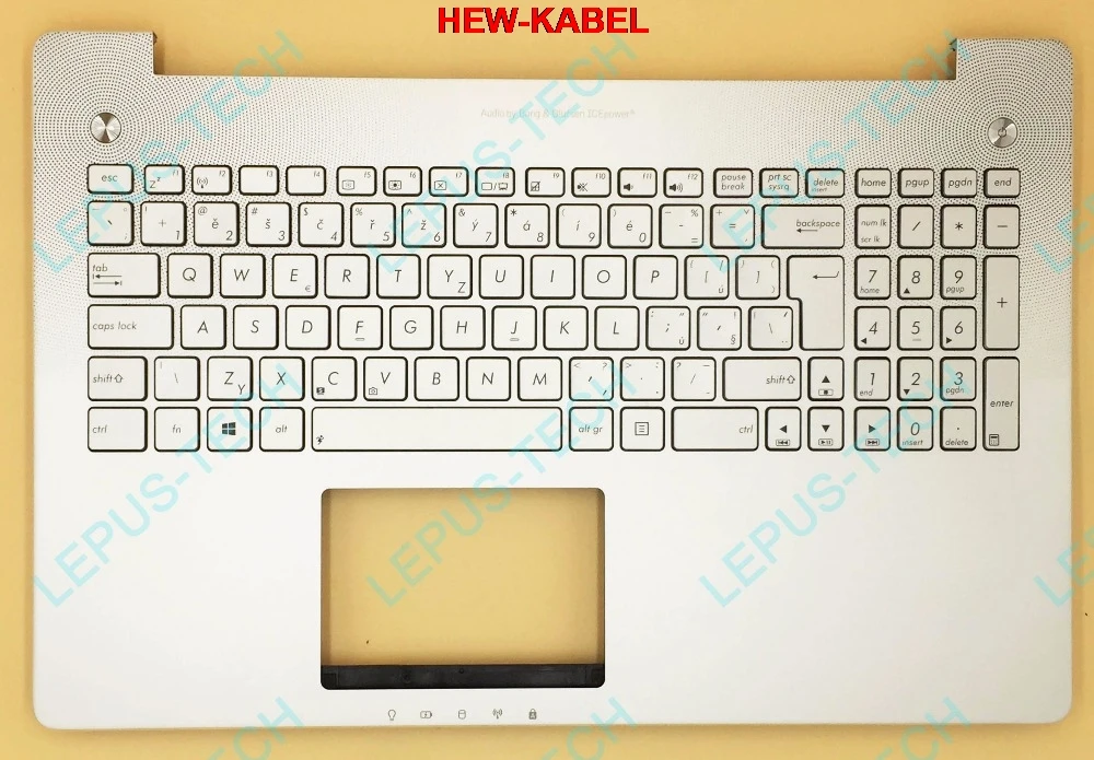 CZ-Keyboard-for-ASUS-N550-N550JV-N550JK-with-top-case-palmrest-Czech ...