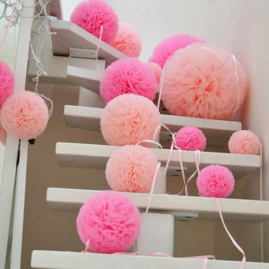 Net Fabric Tulle Roll 15cm 22m Wedding Party Decoration