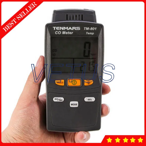 1000 counts Dual display Digital CO Gas Detector Analyzer ...