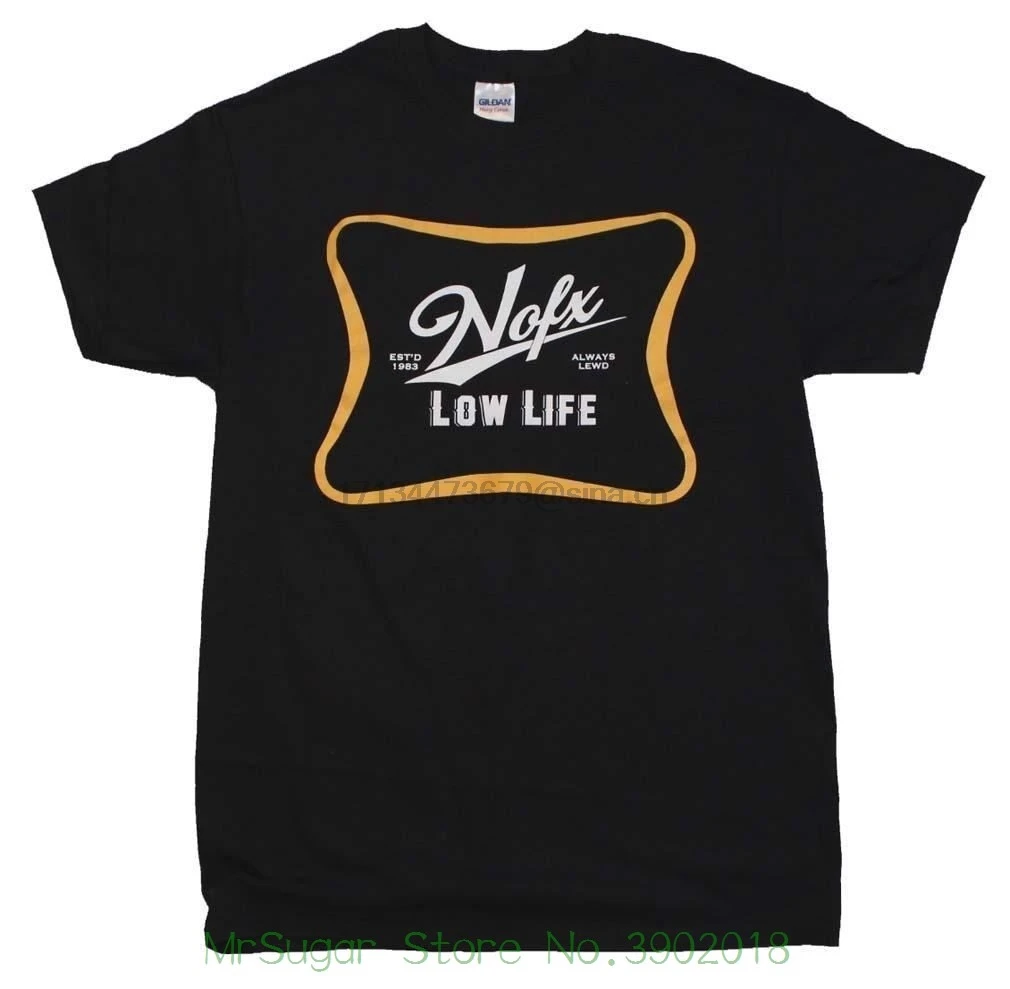 Nofx Brass Ring футболка рубашка с короткими рукавами хлопковая модная Бесплатная