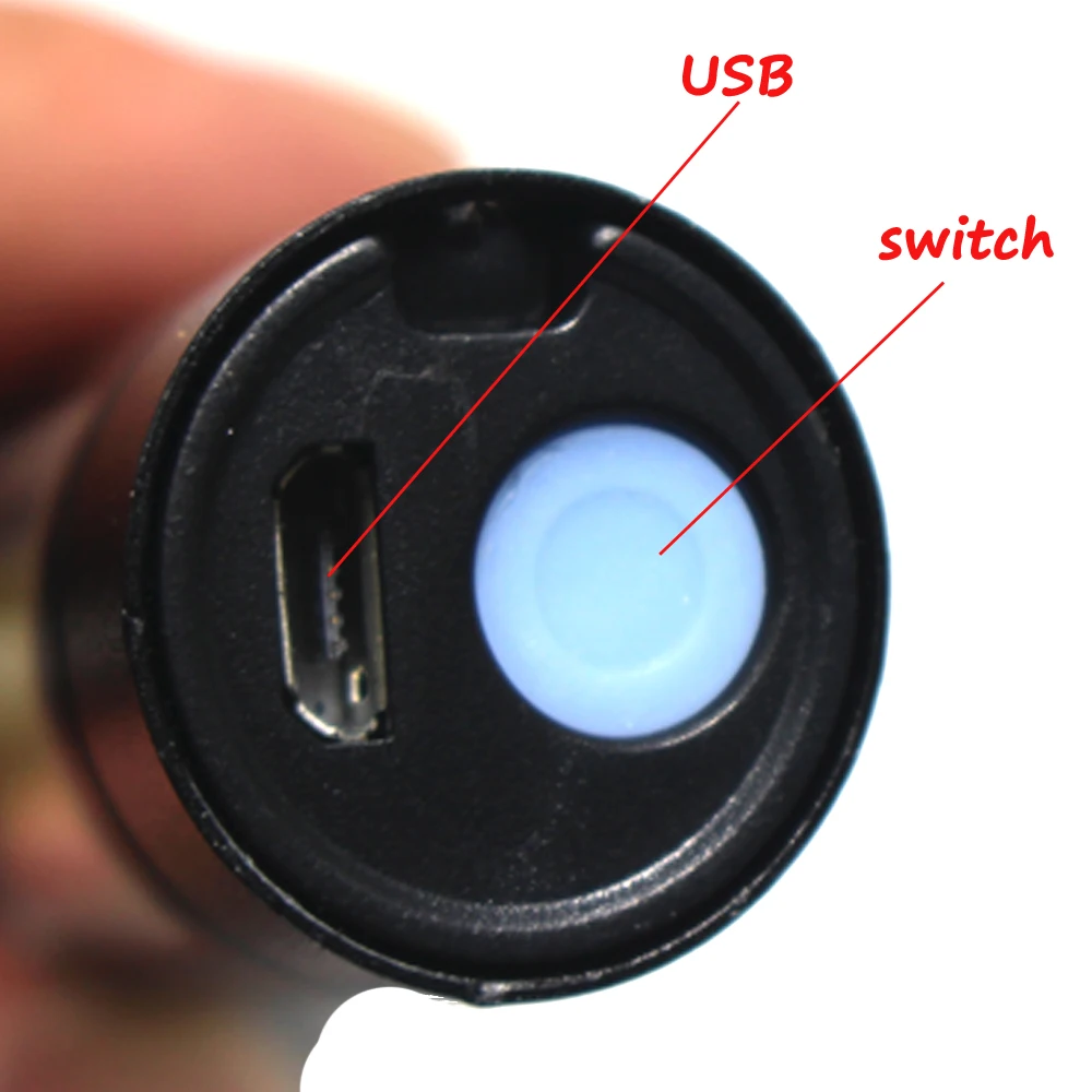Портативный USB мощсветильник светодиодный фонарик COB со встроенной батареей
