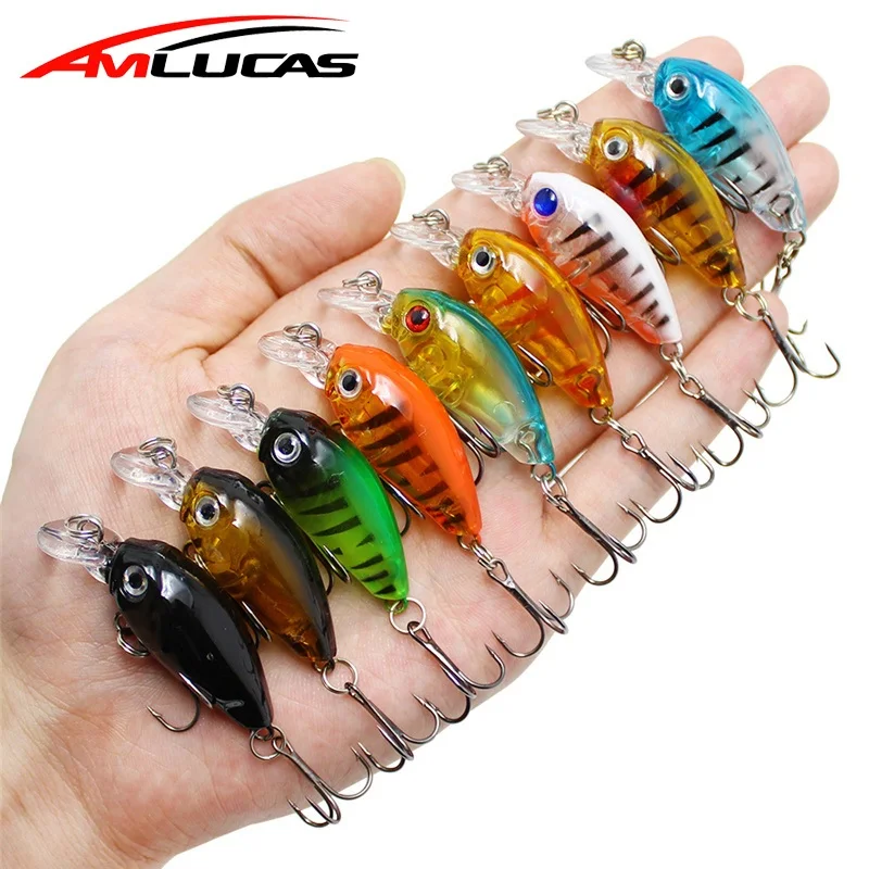 Amlucas البسيطة Crankbait 4.5 سنتيمتر 4.1g السمين سبينر توبواتر Crankbait الاصطناعي الصلب الطعم Wobblers أسماك الصيد السحر WW333Y Amlucas البسيطة Crankbait 4.5 سنتيمتر 4.1g السمين سبينر توبواتر Crankbait الاصطناعي الصلب الطعم Wobblers أسماك الصيد السحر WW333Y