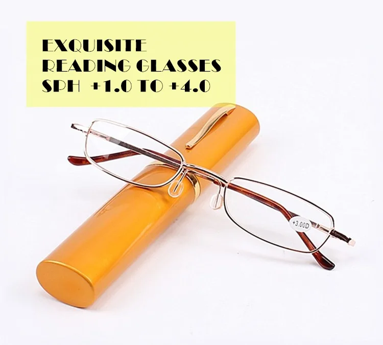 SWOKENCE новейшие высококачественные металлические очки для чтения с полной оправой и защитой от усталости, женские и мужские HD очки для дальнозоркости G162