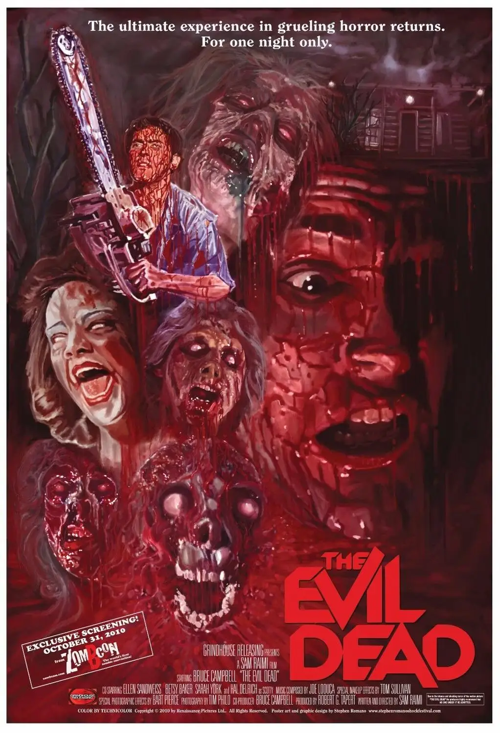 

N1298 EVIL DEAD Movie Horror Gore Wall Sticker Silk Fabric Poster Art Indoor Decor Bright