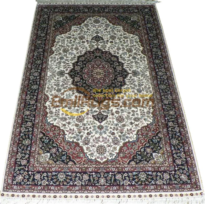 Шелковый персидский коврик восточные ковры ручной работы большой ковер для гостиной дома Decorgc117psilkyg28