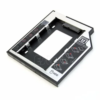 

Universal 1PC 9.5mm SATA 2nd HDD SSD Hard Drive Caddy For CD DVD-ROM Optical Bay