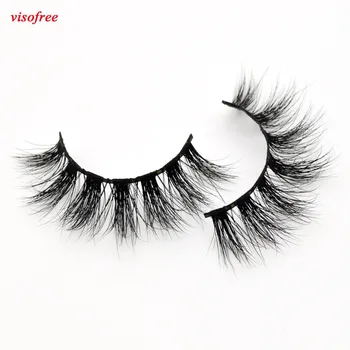 

Visofree Eyelashes 3D Mink Lashes Crisscross Mink False Eyelashes Hand Made Full Strip Eye Lashes cilios dramtic eye lashes 108