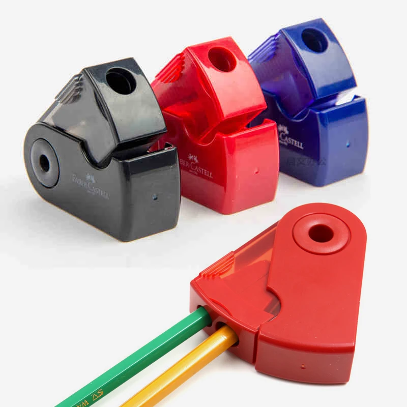 

Creative Push Pull Pencil Sharpener Double & Single Hole Multifunctional Student School Office Stationery Mechanical Sharpeners