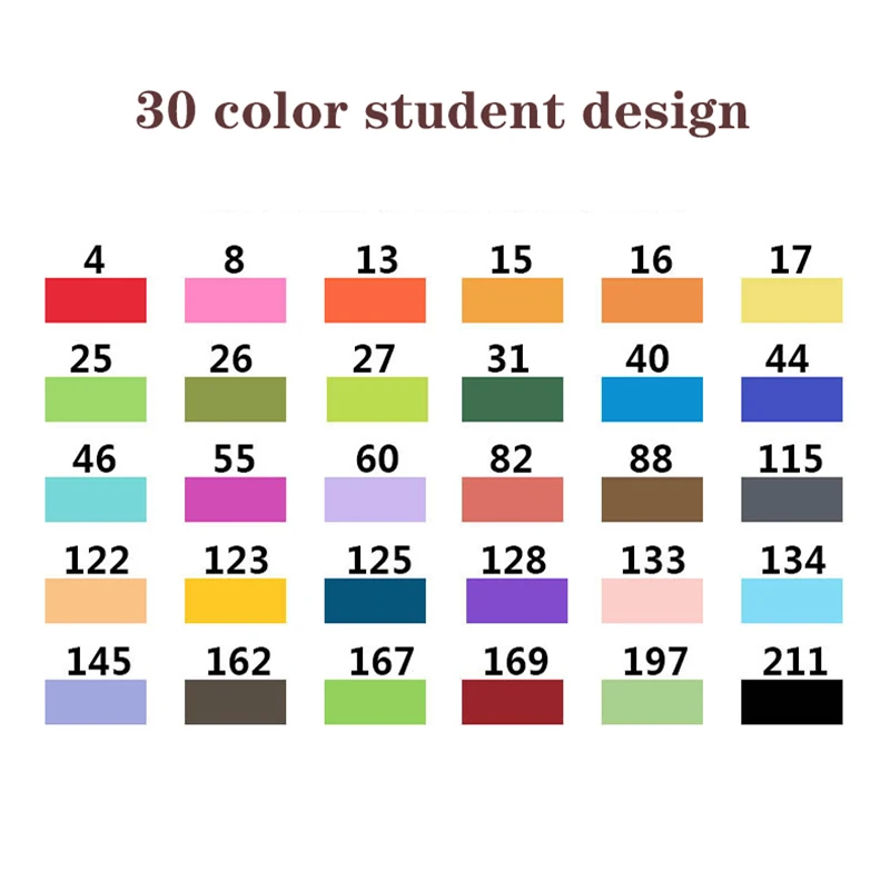 TOUCHNEW30/40/60/152 цвет алкоголь Марк школьные принадлежности товары для рукоделия арт марки copic mark товары для рукоделия для художника маркер для белой доски - Цвет: 30 color students