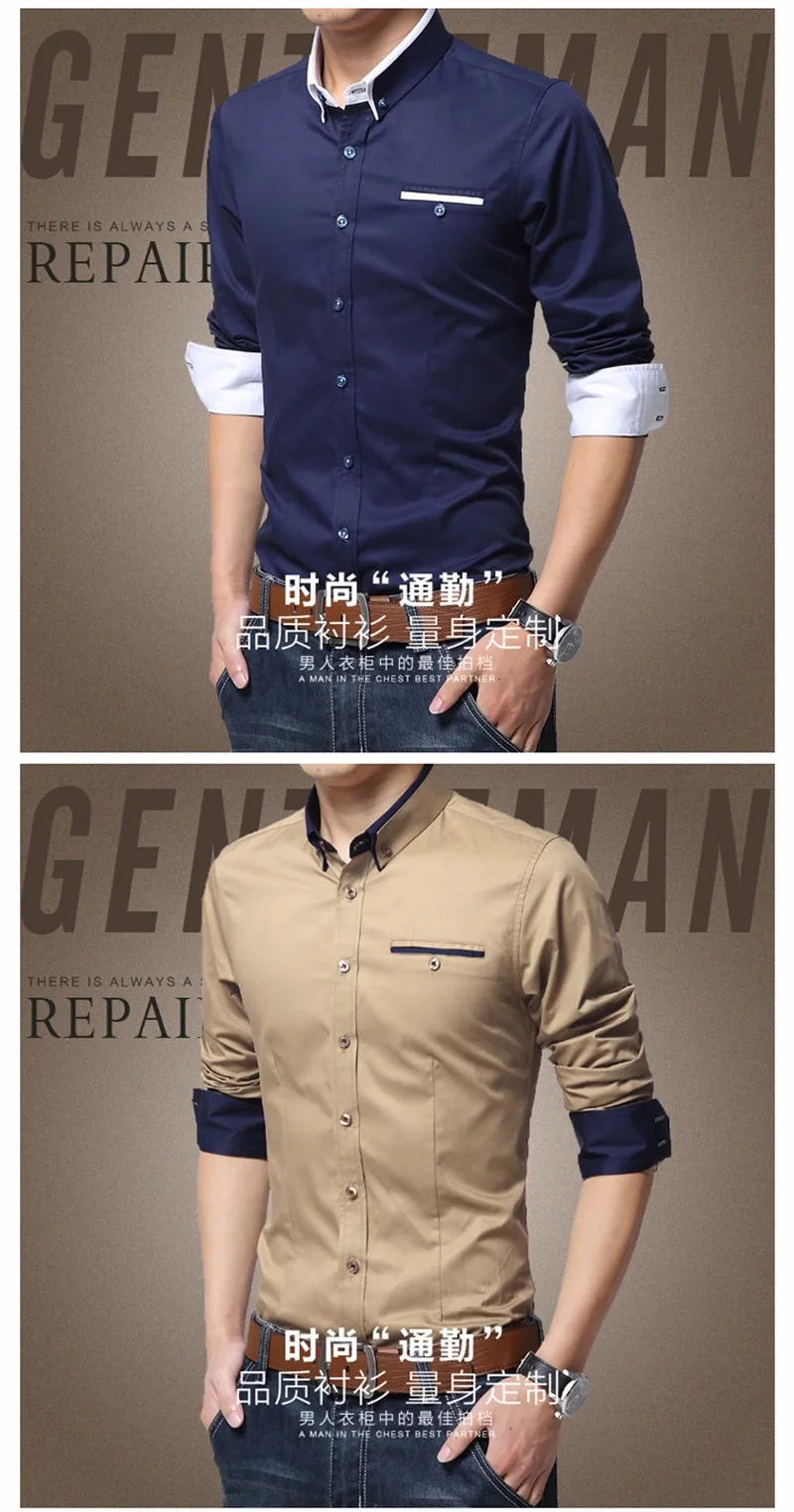 Новое поступление, Хлопковая мужская рубашка с длинным рукавом, бархатная Зимняя Повседневная рубашка, плотная теплая рубашка, мужская рубашка