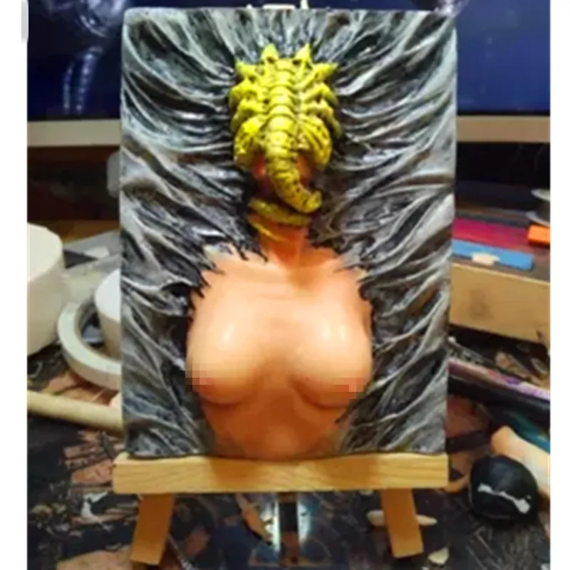 

Alien NECA Alien Planet Polymer Clay Facehugger Statue Decoration Action Figure Collection Model Toy G2434