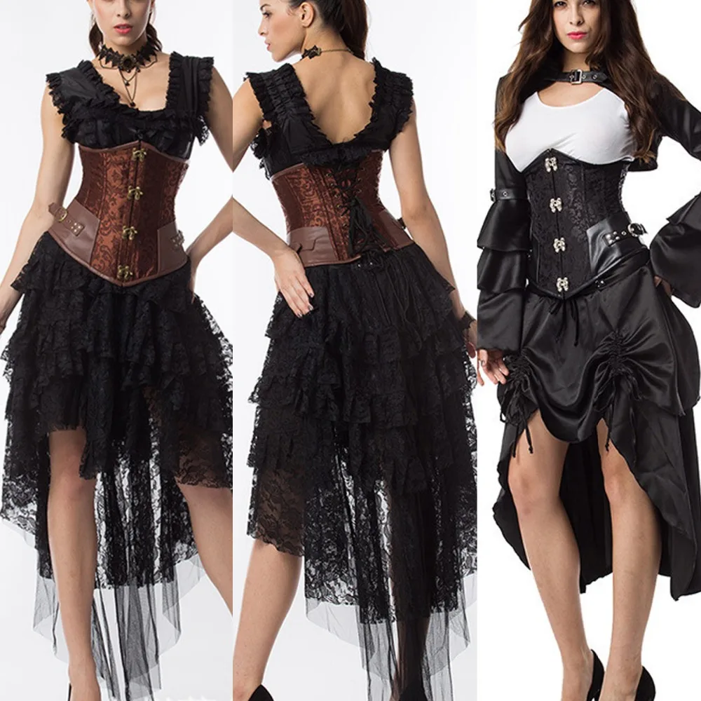 

New Jacquard Steel Ring Buckle Retro Corset Woman Belt Cummerbund Wide Women's Belts Punk Rivet Fashion Dress Waistbands Lady