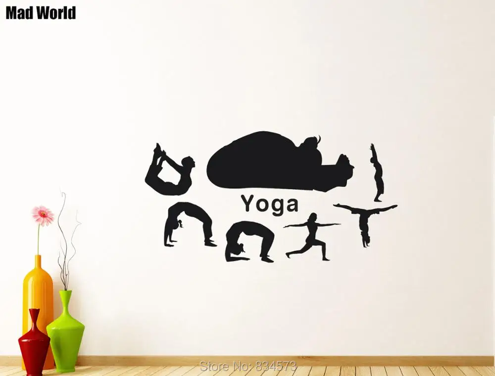 Mad World Yoga Studio Yoga meditazione Fitness palestra Wall Art