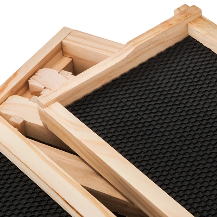 

New Lang Box Bee Hive 10 Frame 2 Deep 2 Medium (Includes all Frames & Foundations) Four Layers
