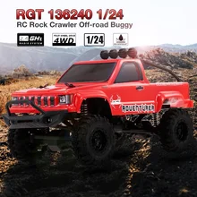 RGT 136240 1:24 RC Автомобиль 2,4G 4WD 15 км/ч RC Рок Гусеничный игрушки для детей Внедорожные багги Автомобили детские подарки