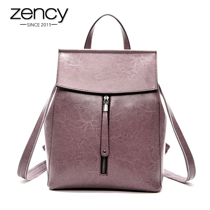 Vintage New Fashion Genuine Leather font b Women s b font font b Backpacks b font