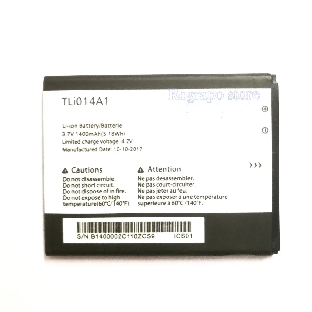 Литийионный аккумулятор 1400 мА · ч 3 7 в для Alcatel Pixi 4 5 4027 4027A 4027D 4027X 4028E 4030 4030D 4030A 5020 5020D