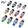 5 uds PBS-110 2 pines/OFF interruptor de botón de empuje Mini Lockless interruptor momentáneo para RC juguete, rojo, negro, azul, amarillo, verde ► Foto 1/6