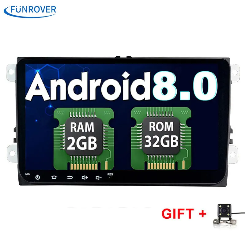 FUNROVER 2 din 9 inch font b car b font DVD font b radio b font